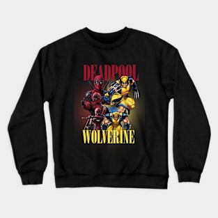 Deadp00l and W0lver1ne Fanart Crewneck Sweatshirt